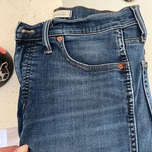 High rise skinny madewell jeans